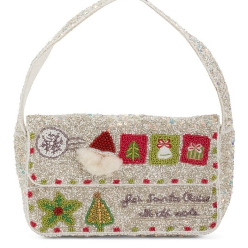 Viral Christmas theme beaded bag